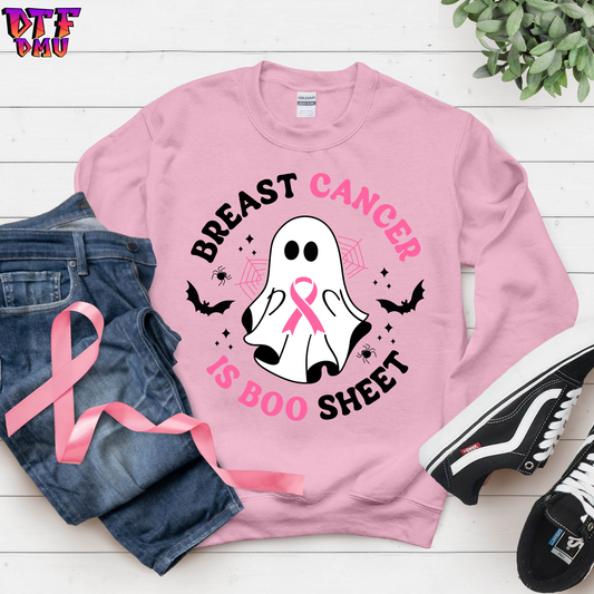 Breast Cancer Is BOO SHEET DTF Transfer Print.