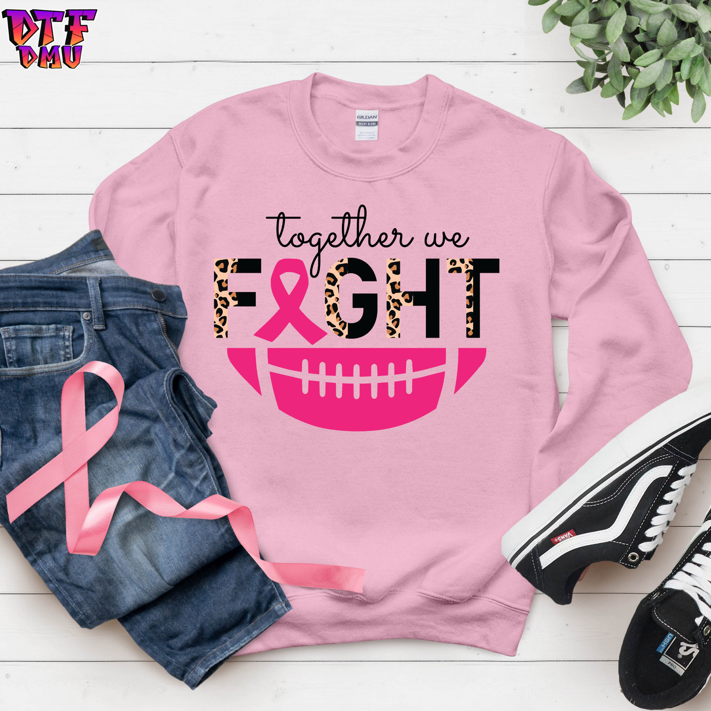 Together We FIGHT DTF Transfer Print.