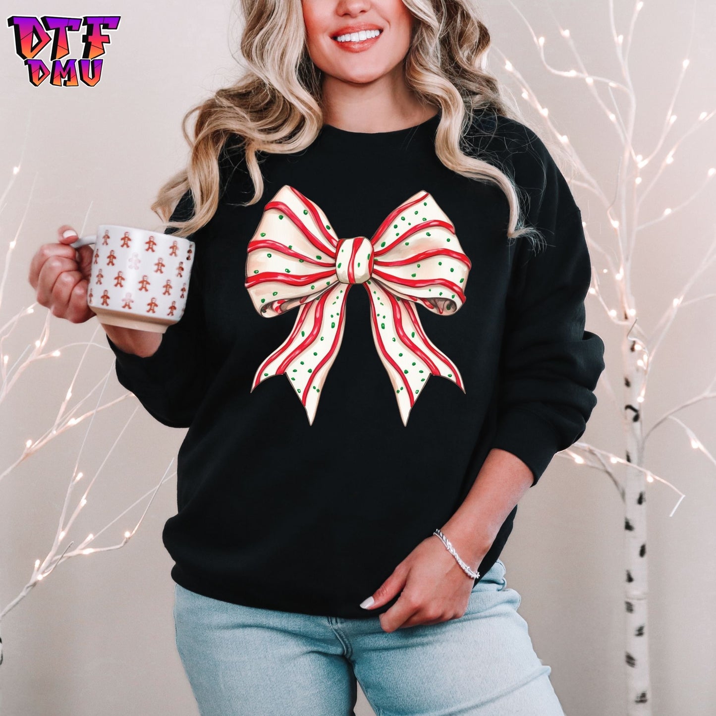 Christmas Bows (DTF Ready to Apply Transfer Print)