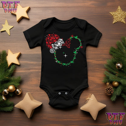 MICKEY AND MINNIE CHRISTMAS HOLIDAY T-SHIRT DTF Transfer Print Only