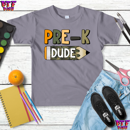 CAMO Print Back to School DTF Transfer Print