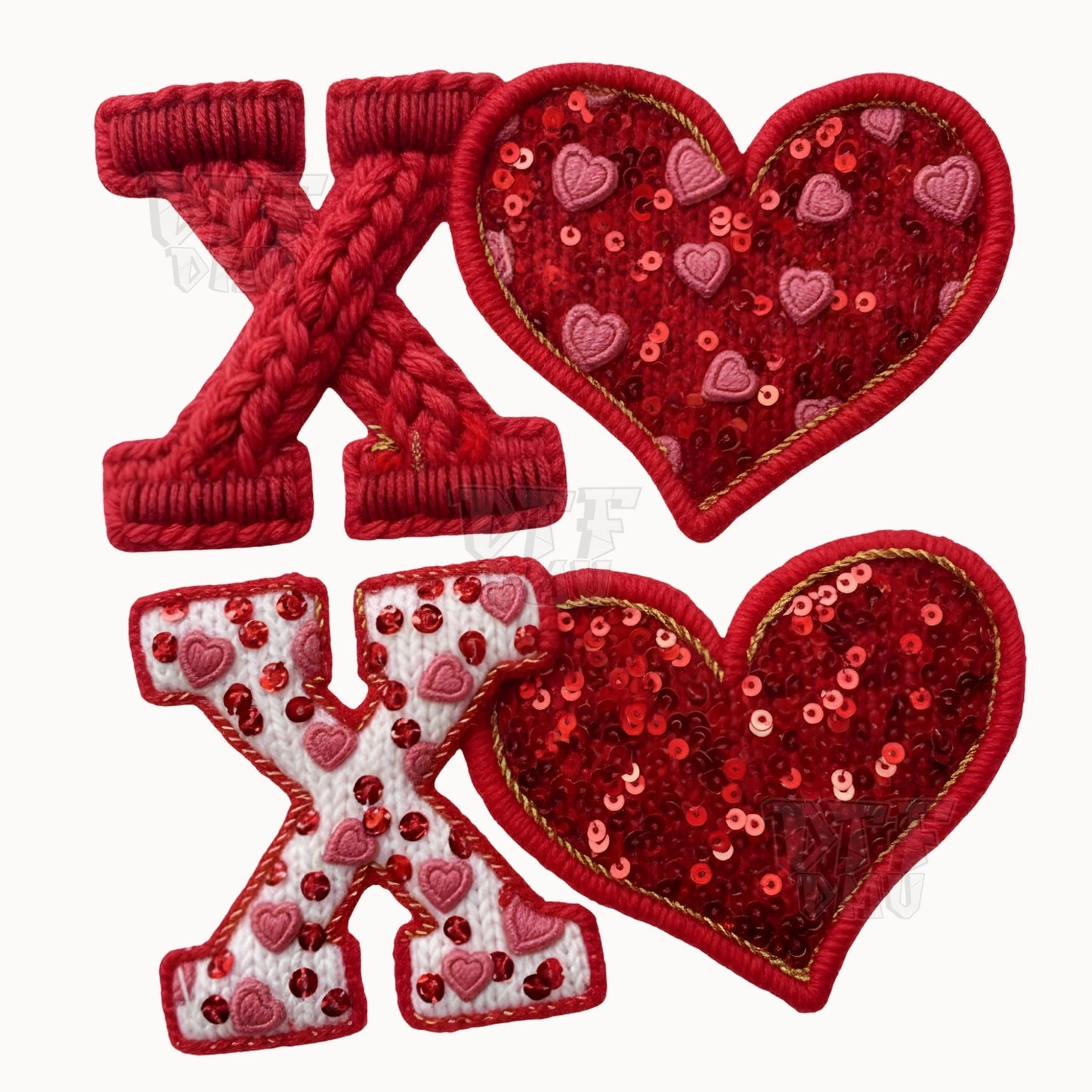 XOXO Valentine's Day DTF Transfer Print Only
