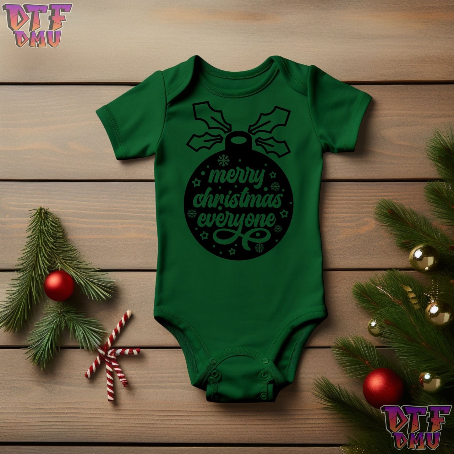 MERRY CHRISTMAS EVERYONE DTF Transfer Print Only