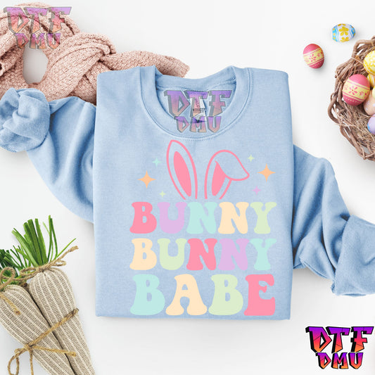 Bunny Babe Easter DTF Transfer Print