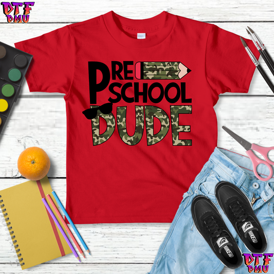 CAMO PENCIL Print Back to School DTF Transfer