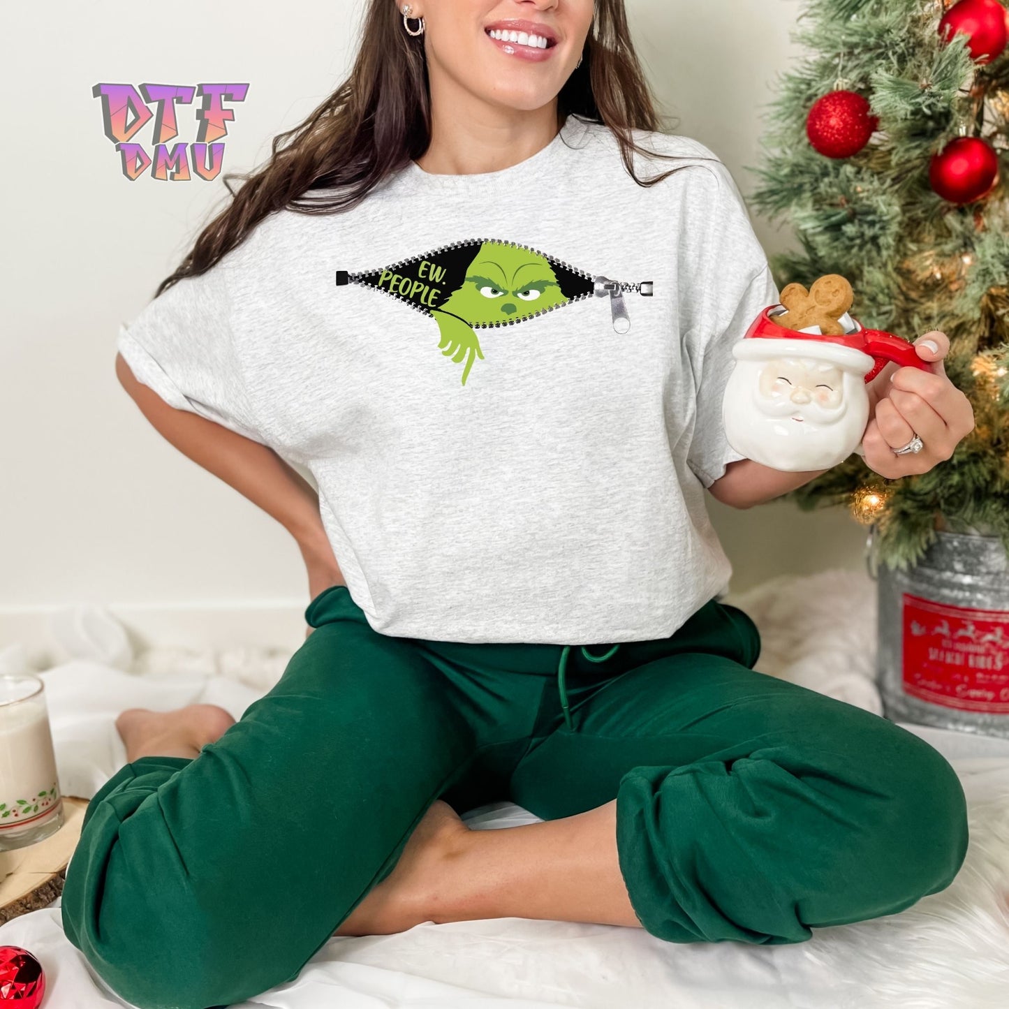 Ew People Grinch DTF Transfer