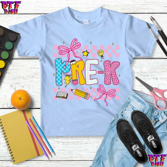 Back To School DTF Transfer Print