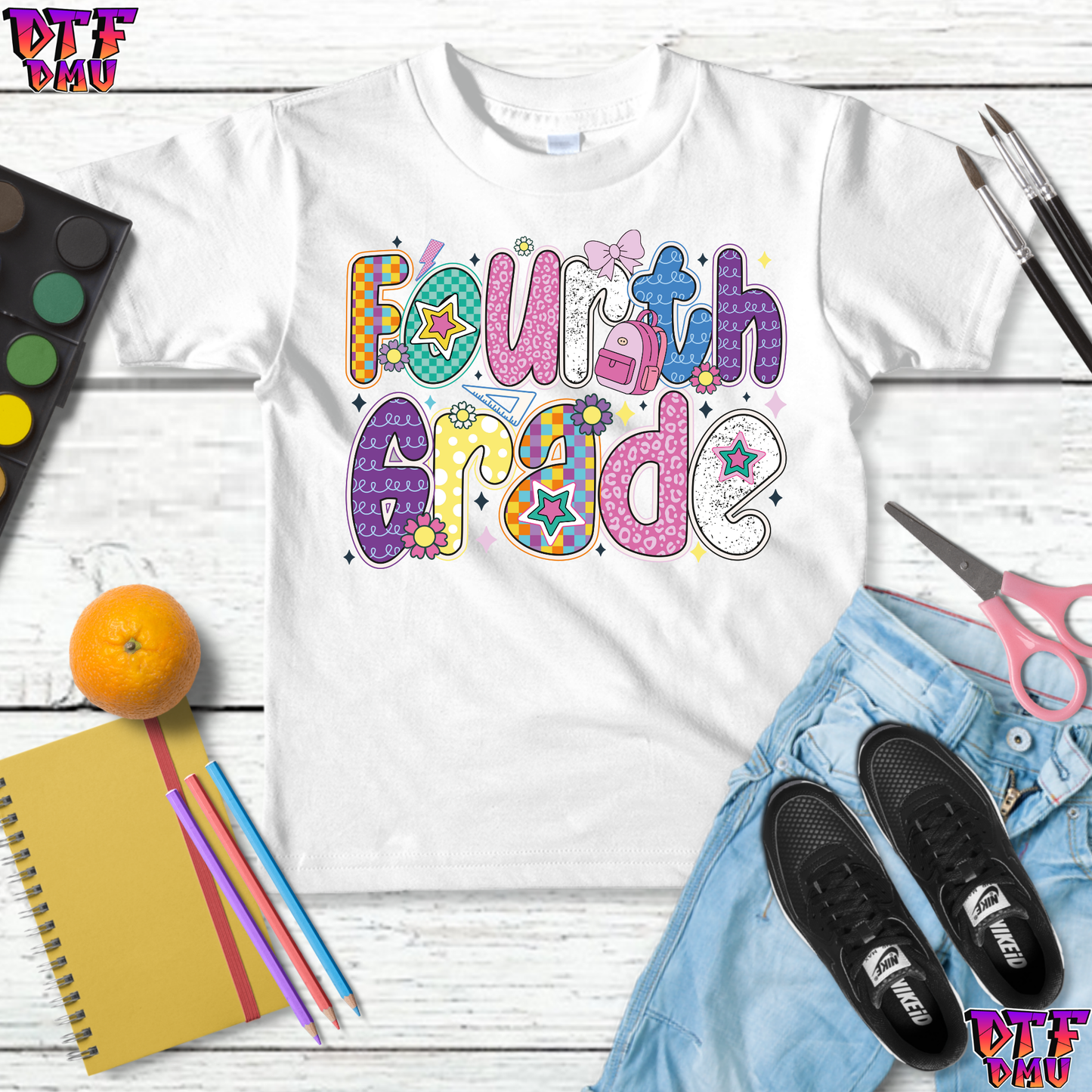 GRADE School DTF Transfer Print