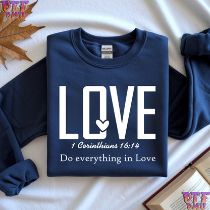 LOVE Christian DTF Transfer Print.