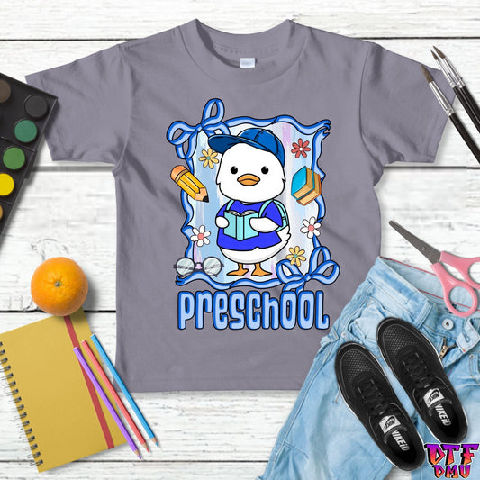 Bow Duck Back To School DTF Transfer Print