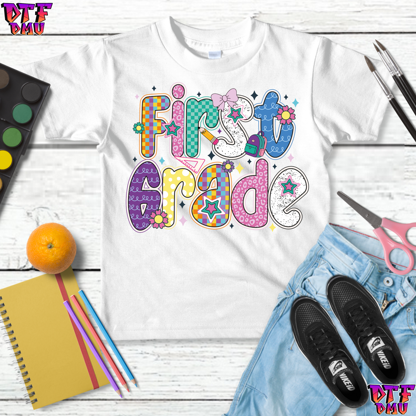 GRADE School DTF Transfer Print