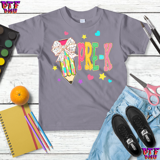 Back To School DTF Transfer Print