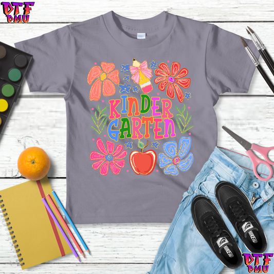 Boho Back To School DTF Transfer Print
