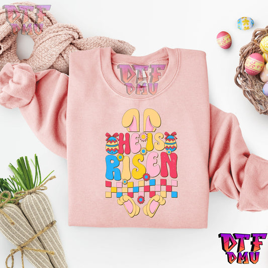 He Is RISEN DTF Transfer Print