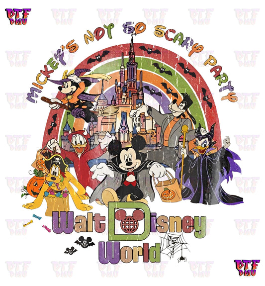Mickey's Not So Scary Party (DTF Ready to Apply Transfer Print)