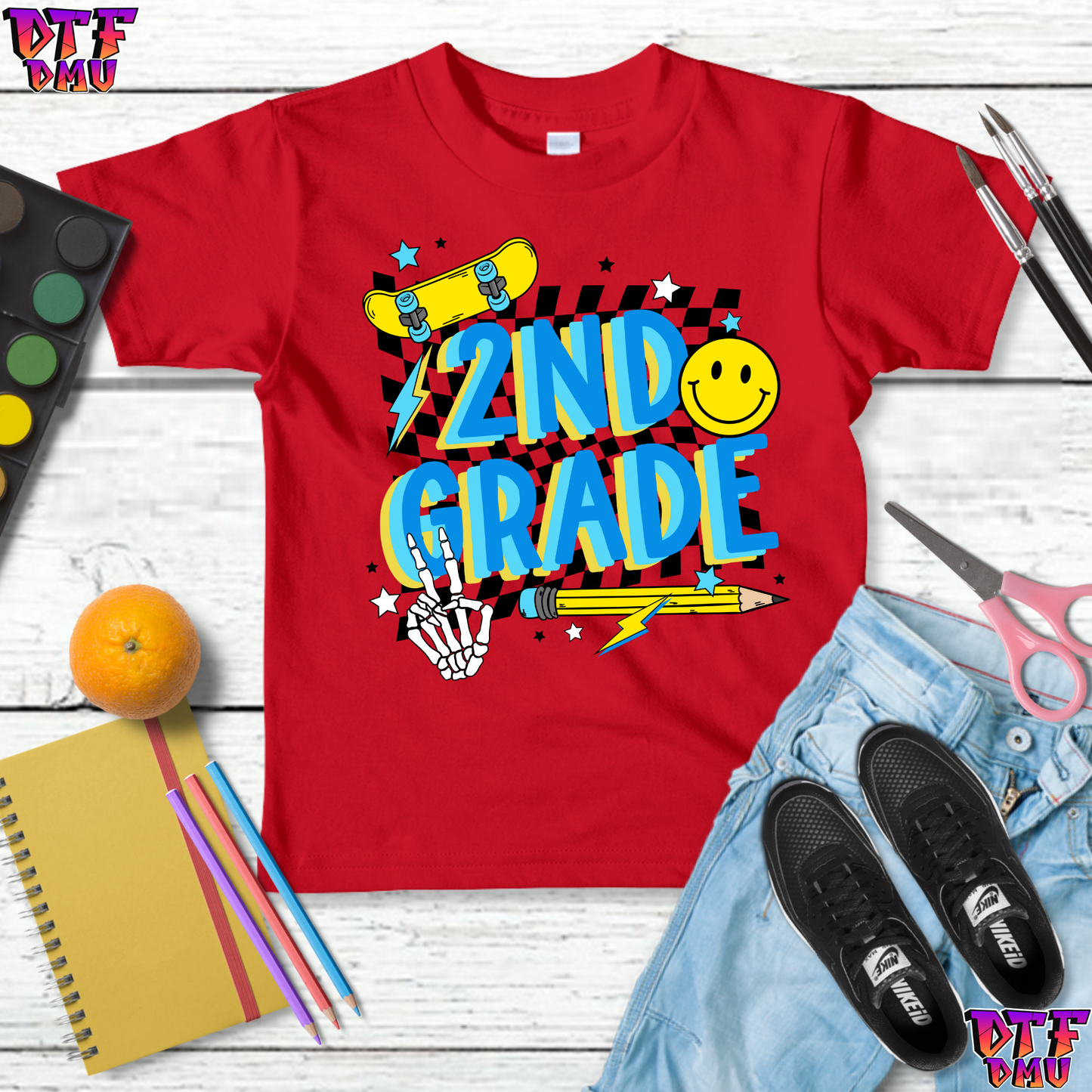 RETRO Boys & Girls Print Back to School DTF Transfer Print