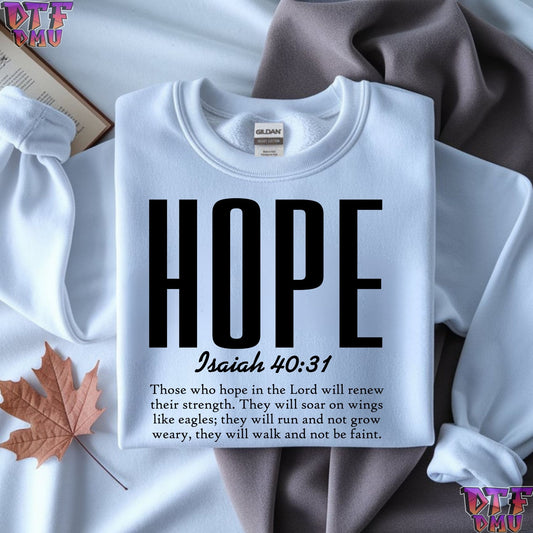 HOPE Christian DTF Transfer Print.