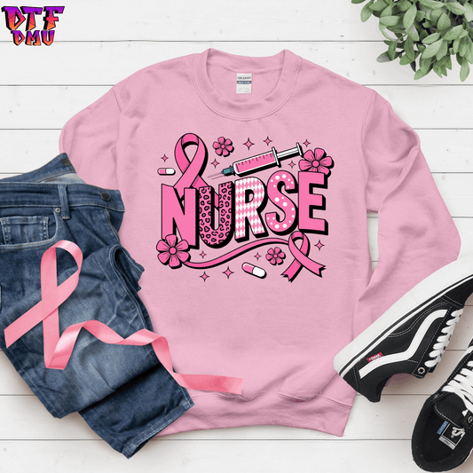 NURSE CANCER DTF Transfer Print.