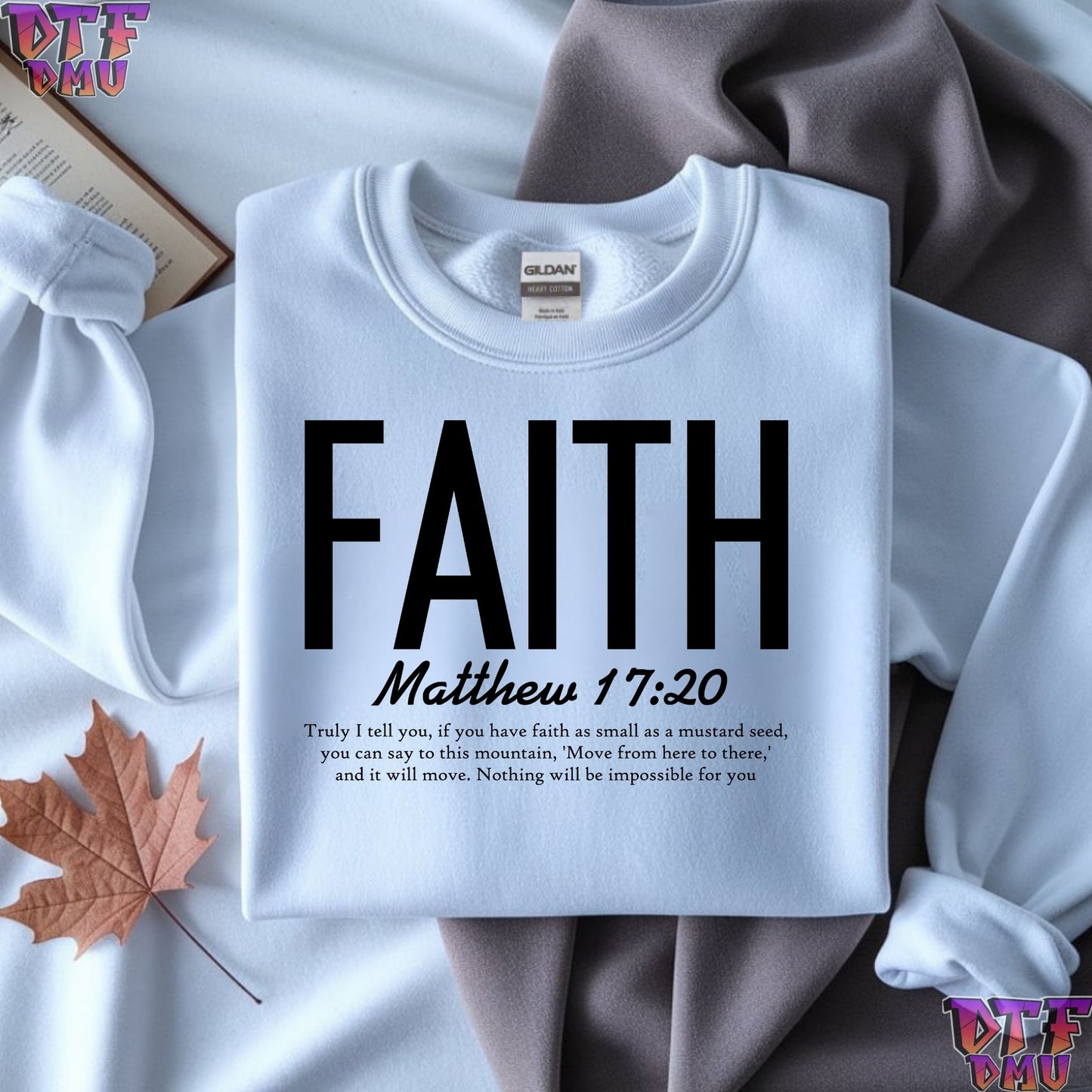 FAITH Christian DTF Transfer Print.