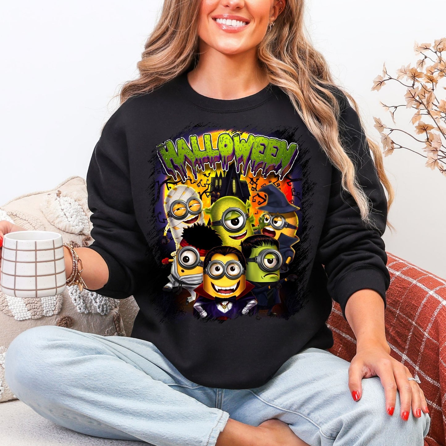 Minion Halloween DTF Transfer