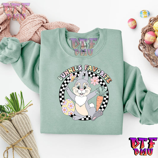 Bunnies Favorite  Easter DTF Transfer Print