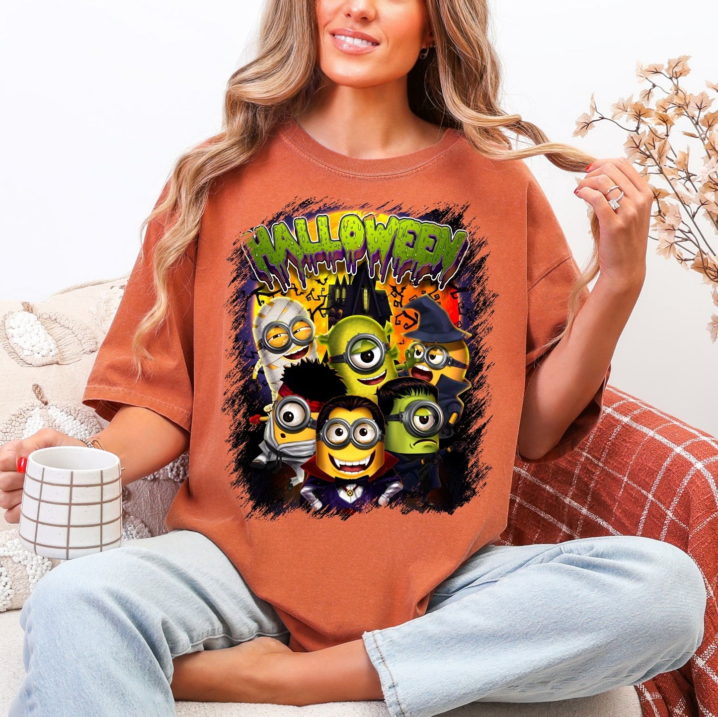 Minion Halloween DTF Transfer