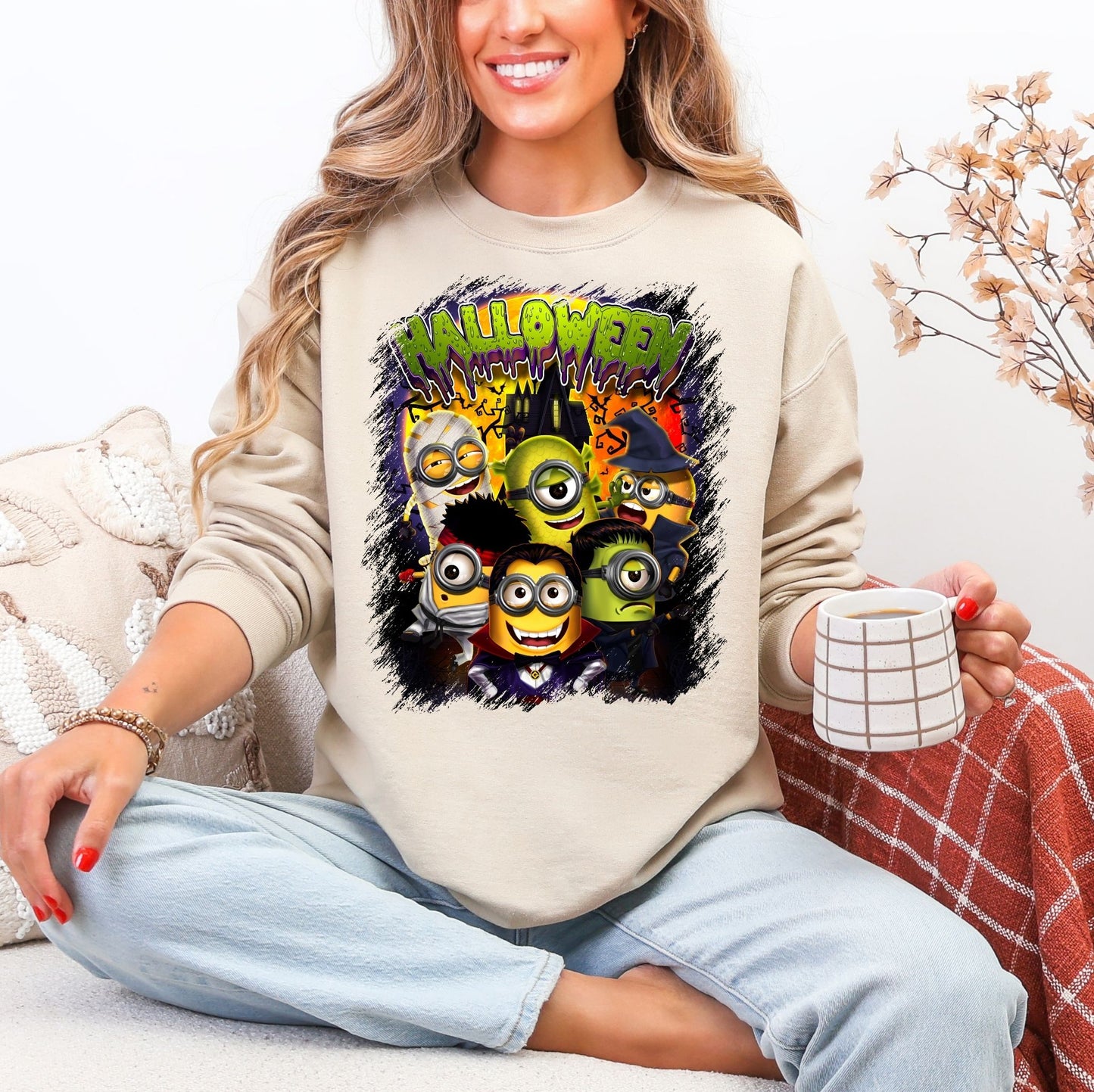 Minion Halloween DTF Transfer