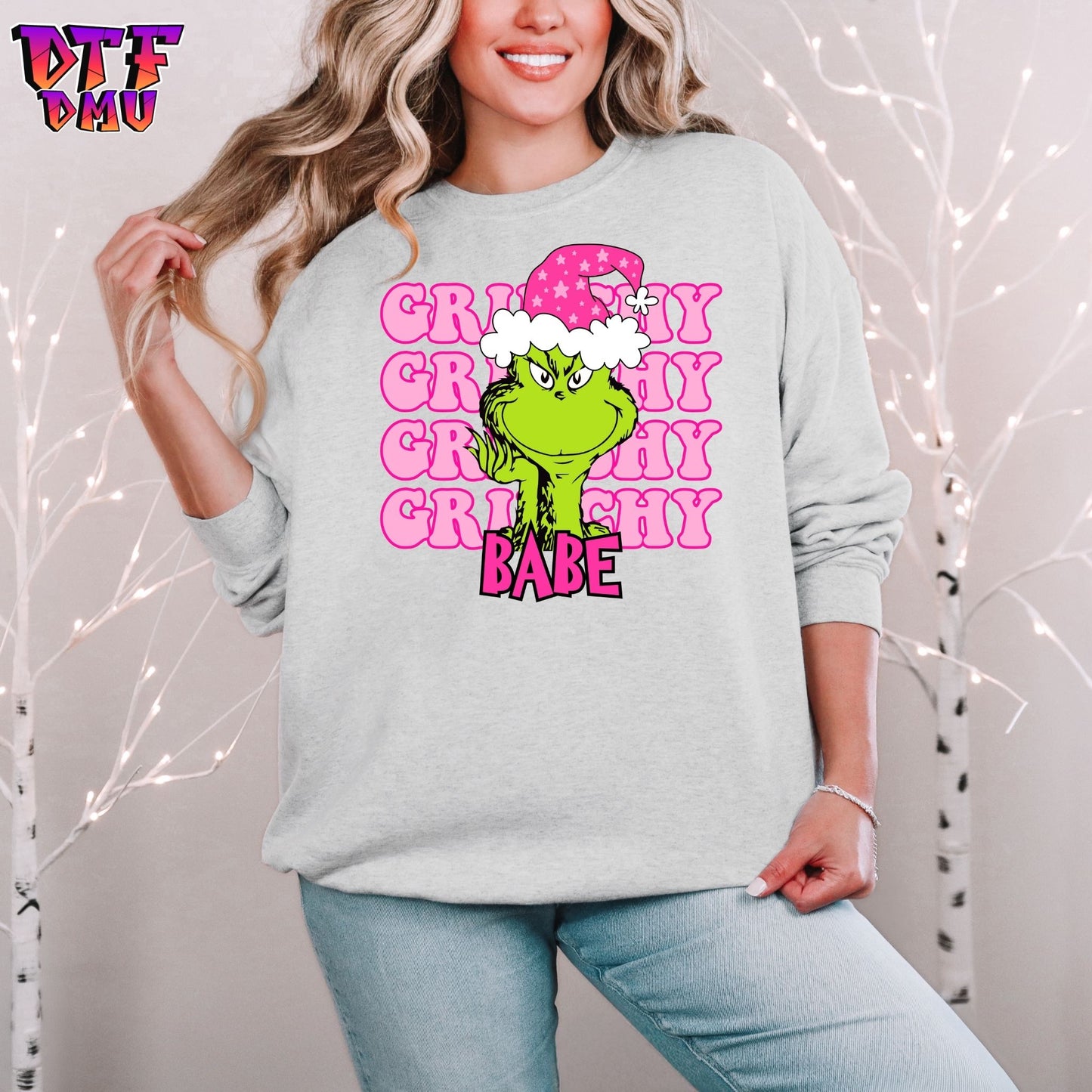 GRINCHY Holiday DTF Transfer Prints