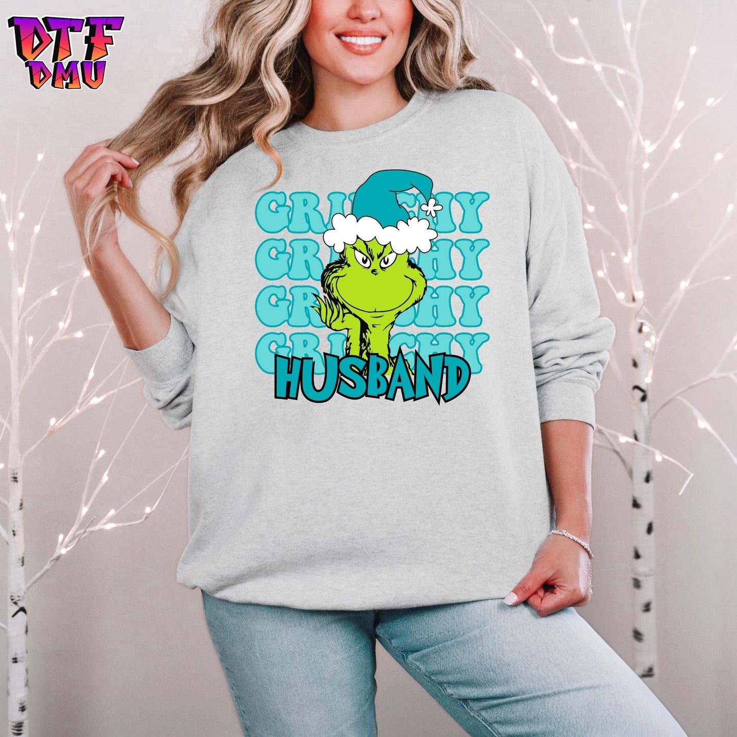 GRINCHY Holiday DTF Transfer Prints