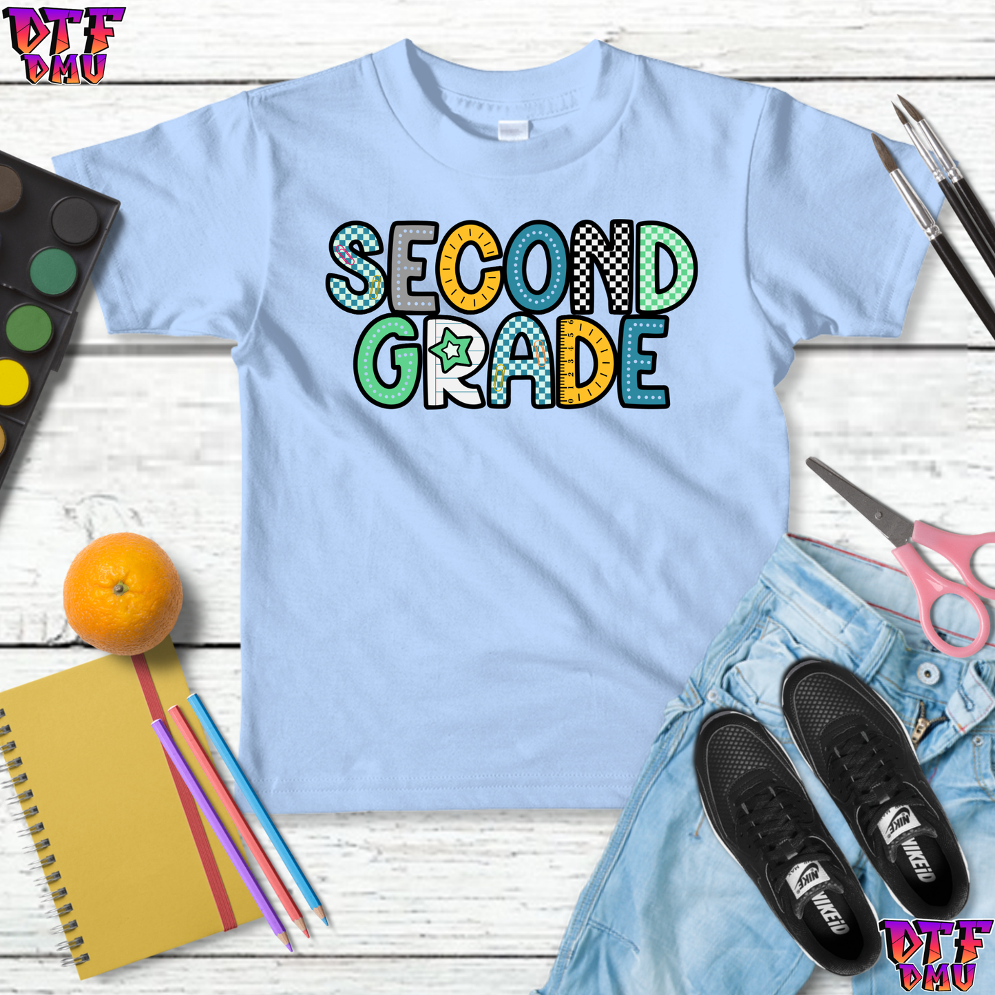 Back to School DTF Transfer Print
