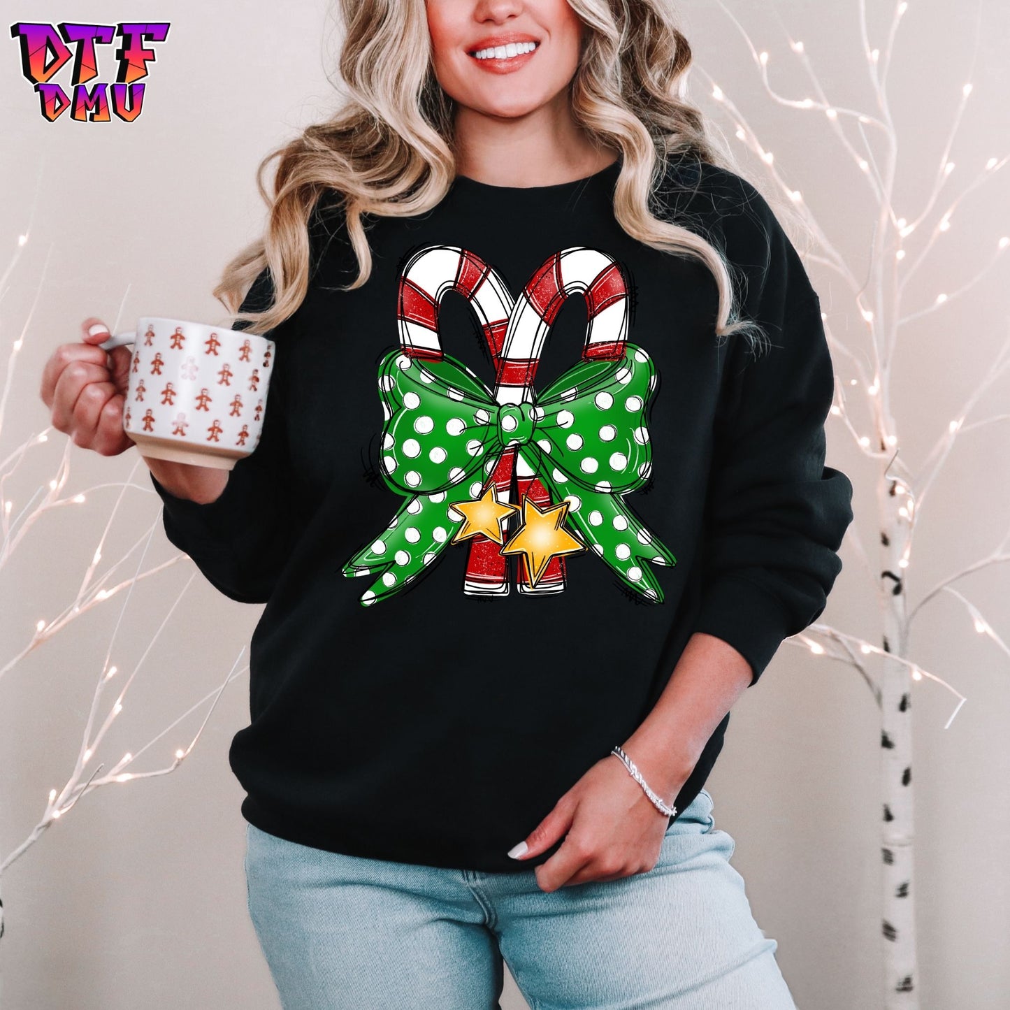 Christmas Bows (DTF Ready to Apply Transfer Print)