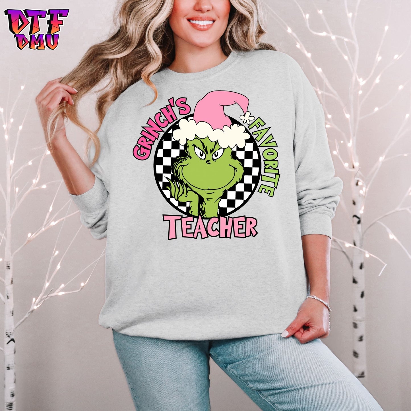 GRINCH'S FAVORITE  DTF Transfer Prints (PINK HAT)