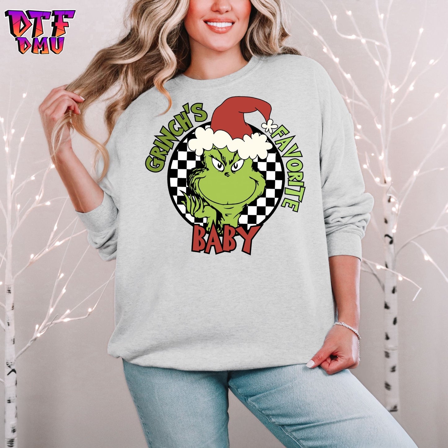 GRINCH'S FAVORITE FAMILY DTF Transfer Prints (RED HAT)
