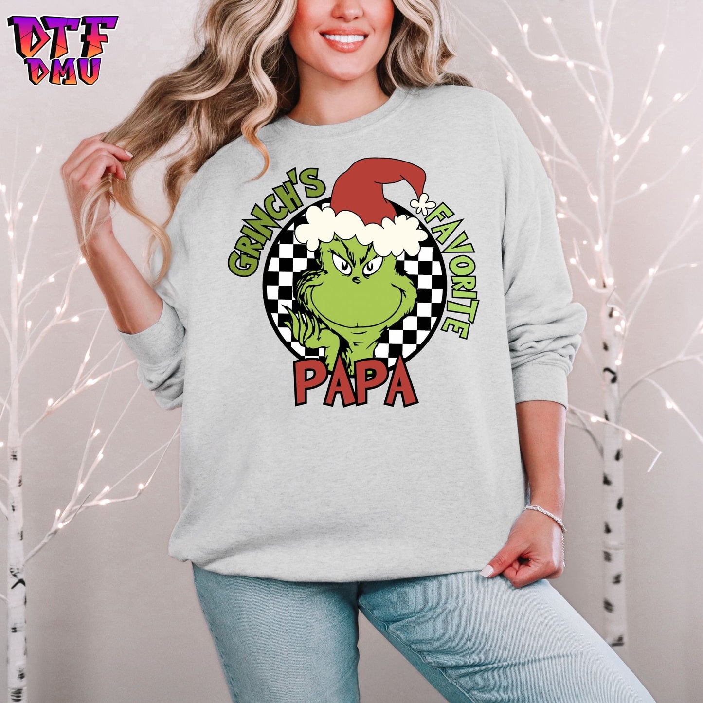 GRINCH'S FAVORITE FAMILY DTF Transfer Prints (RED HAT)