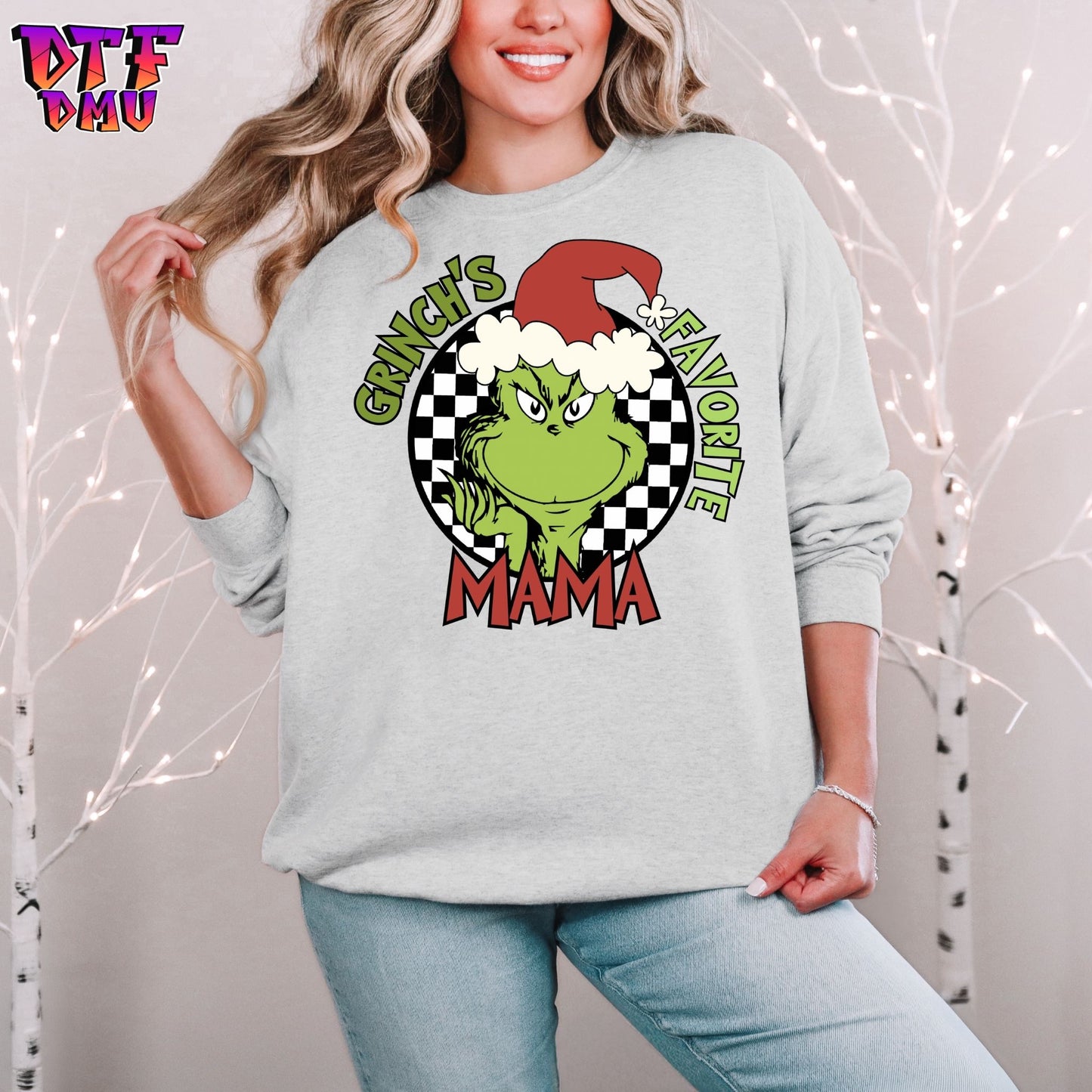 GRINCH'S FAVORITE FAMILY DTF Transfer Prints (RED HAT)