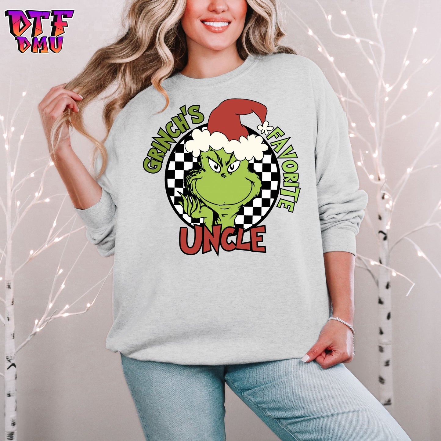 GRINCH'S FAVORITE FAMILY DTF Transfer Prints (RED HAT)