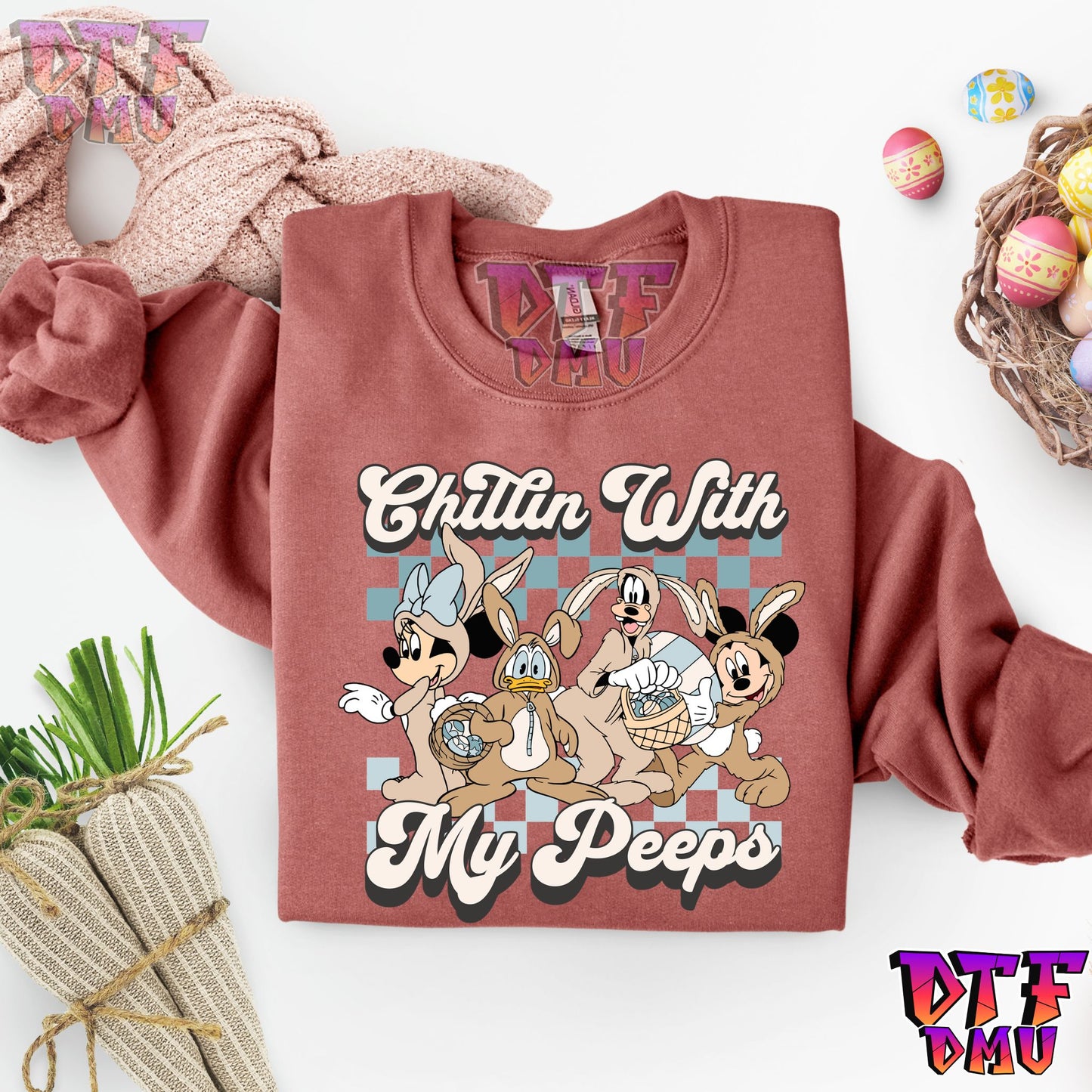 Chillin With My PEEPS Easter DTF Transfer Print