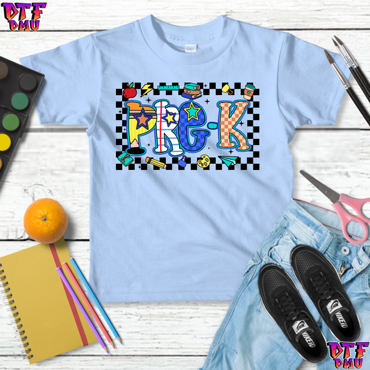 Back to School DTF Transfer Print