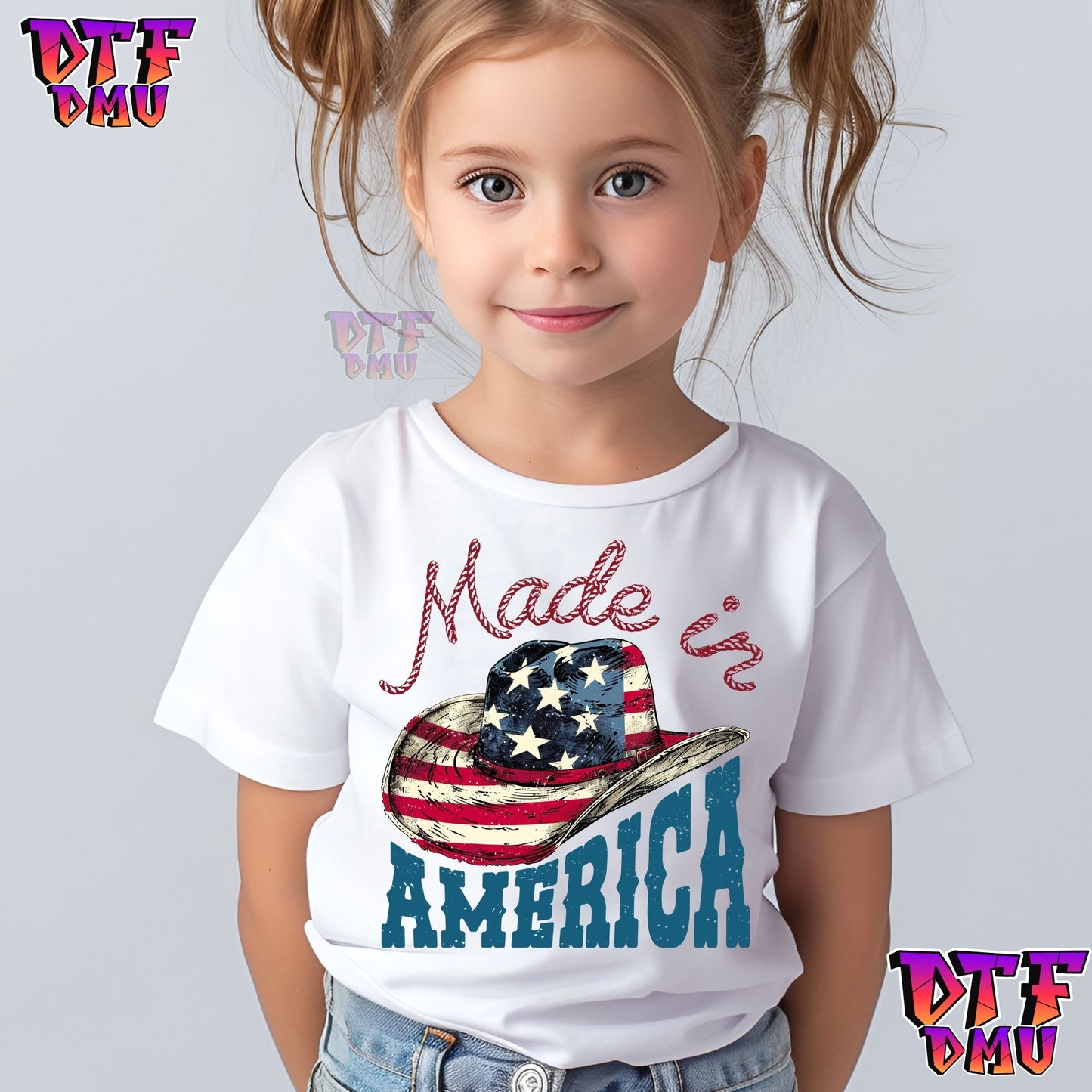 MADE IN AMERICA COWBOY HAT/FLAG
