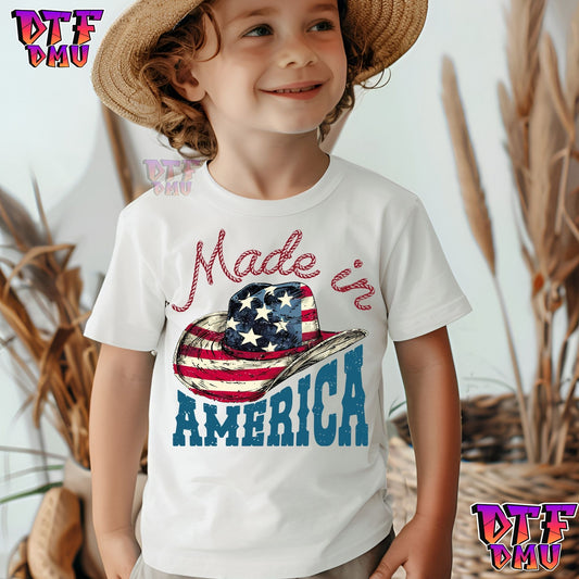 MADE IN AMERICA COWBOY HAT/FLAG