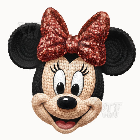 Mickey/Minnie Valentine's Day DTF Transfer Print Only.