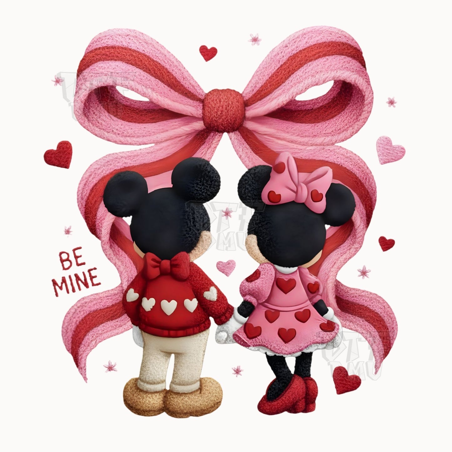 Stitch/Mickey Valentine's Day DTF Transfer Print Only