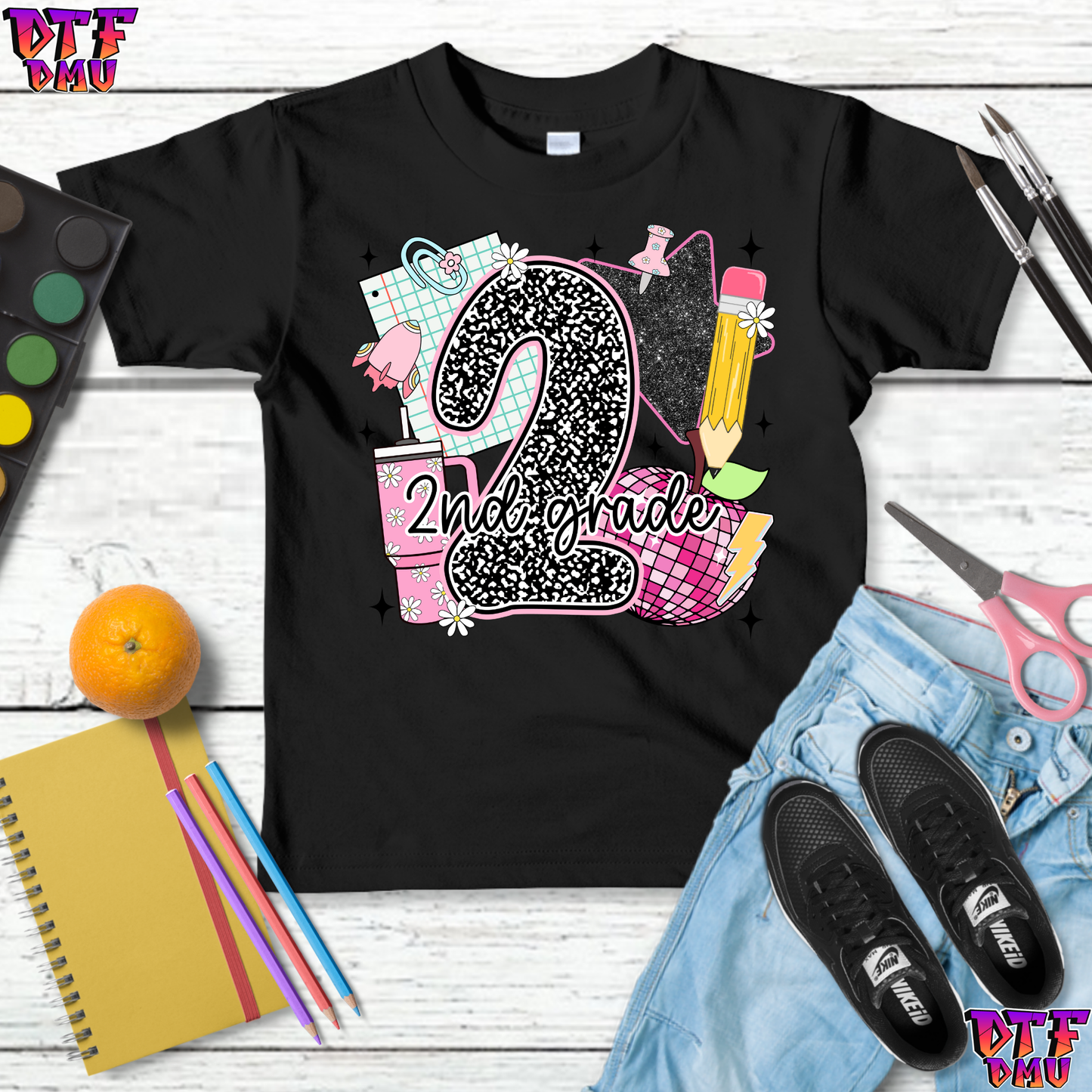 Composition Grade Back to School DTF Transfer Print