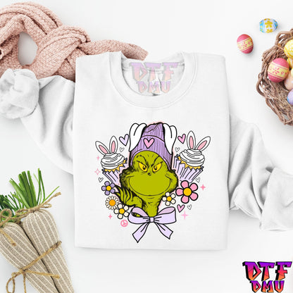 Easter Grinch DTF Transfer Print