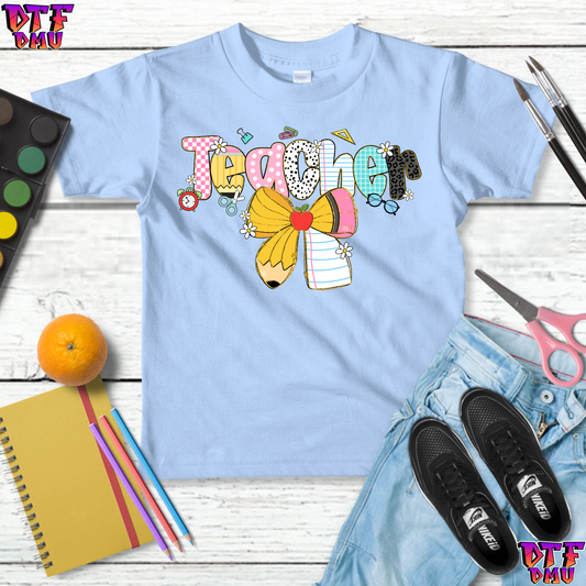 Teacher Back to School DTF Transfer Print