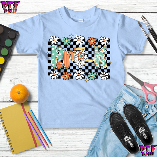 Back To School DTF Transfer Print
