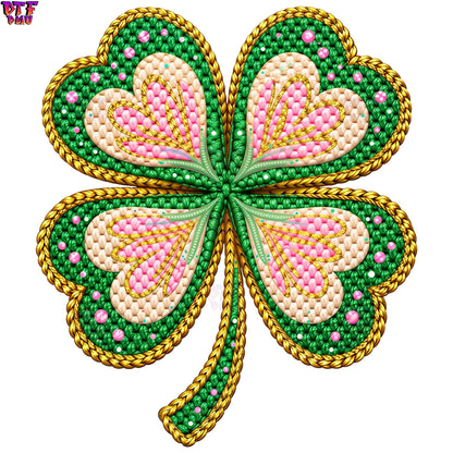 St. Patrick's Day Faux Yarn/Cochet DTF Transfer print Only.