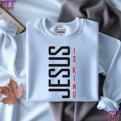 JESUS IS KING Christian DTF Transfer Print.