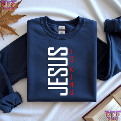 JESUS IS KING Christian DTF Transfer Print.
