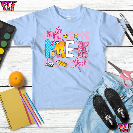 Back to School DTF Transfer Print